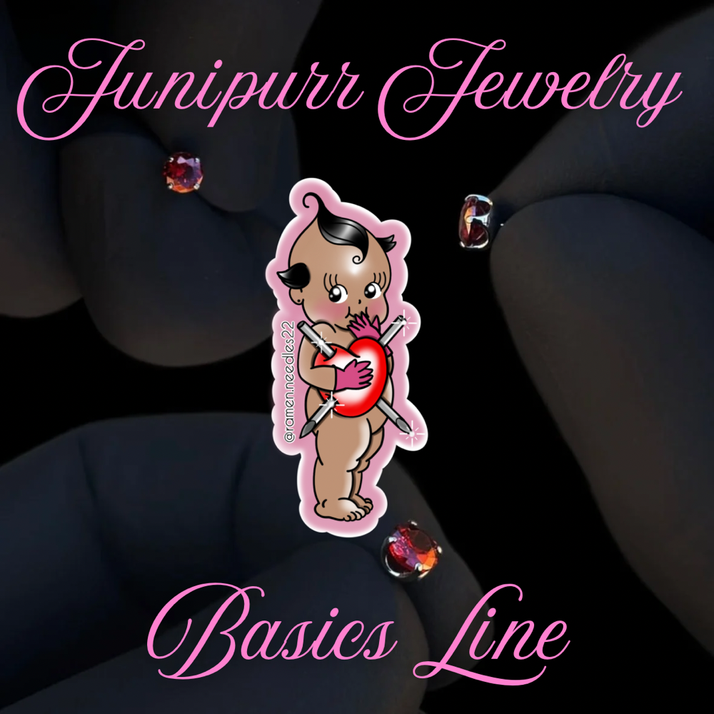 (2) Ear Piercings X Junipurr Basics