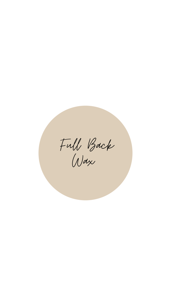 Full Back Wax