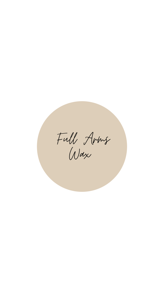 Full Arm Wax