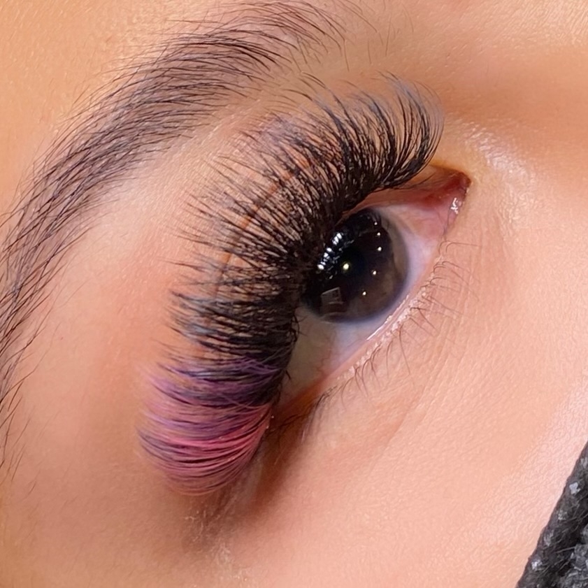 Colored Lash Extensions