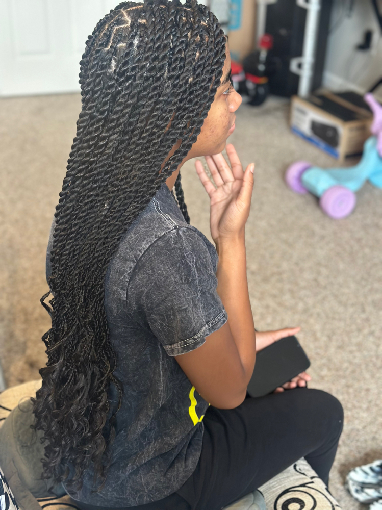 Island Twist ( Curls On Ends)