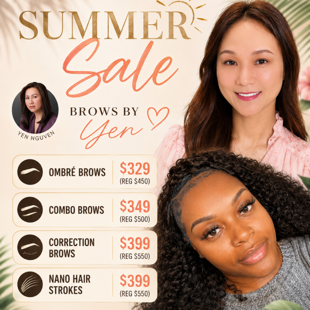 Ombre Brows( Summer Sale) at Brows by Yen in Houston, TX