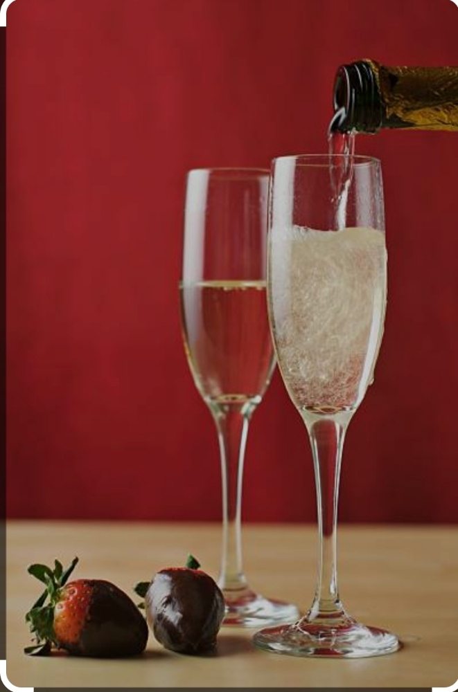 Strawberries & Champagne Pedicure
