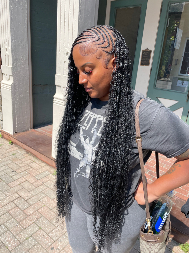 Small Fulani Braids W/ knotless