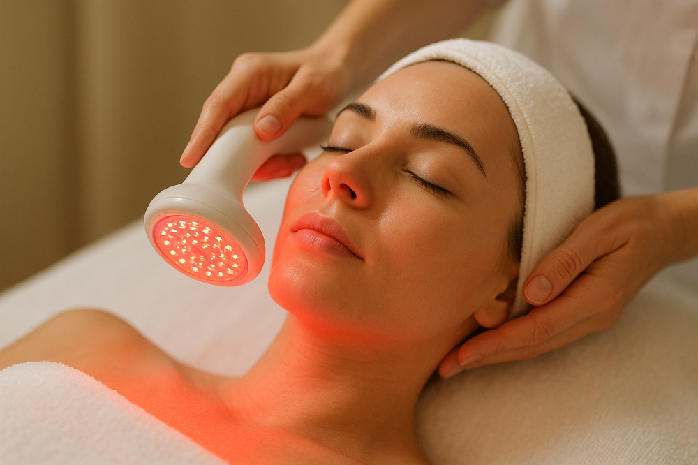 Facial + Red Light Therapy