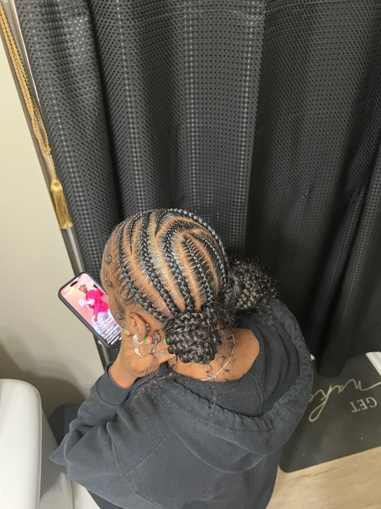 Feed In Braids (6-8)