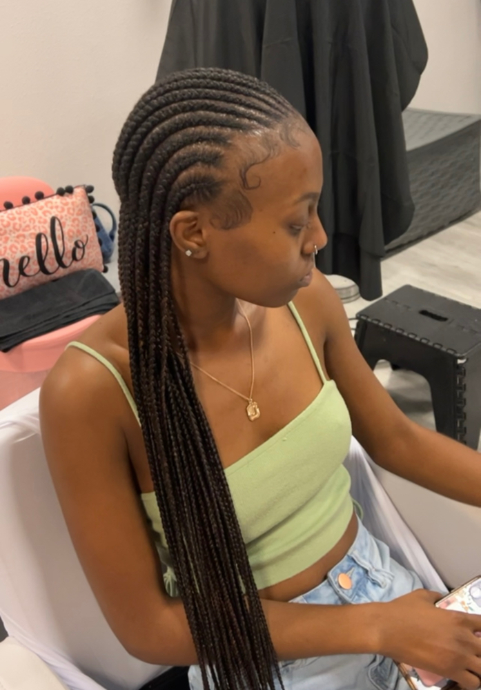 Straight Backs (10-15 Braids)