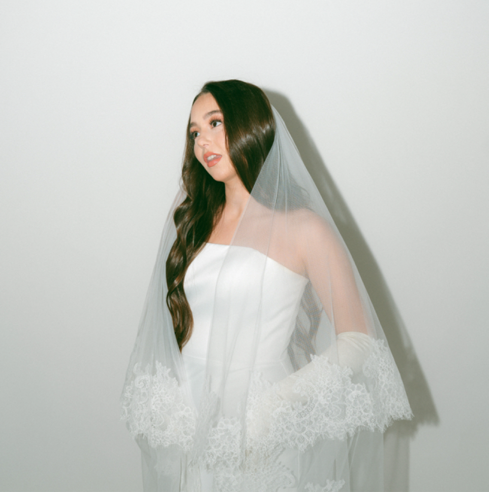 Bridal Portrait Hair And Makeup at Carson Kendra Studio in Spartanburg, SC