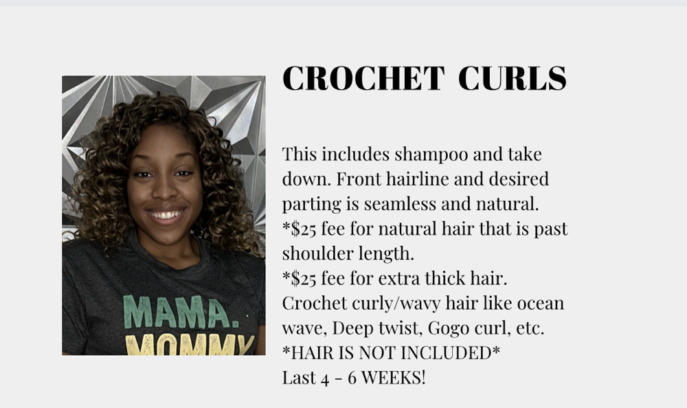 Crochet Curly/Wavy