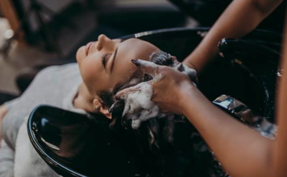 Scalp Massage Extended Wash at AMBER ASHBY HAIR in Whittier, CA