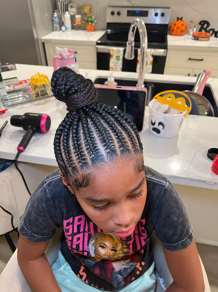 Girls Braided Ponytail