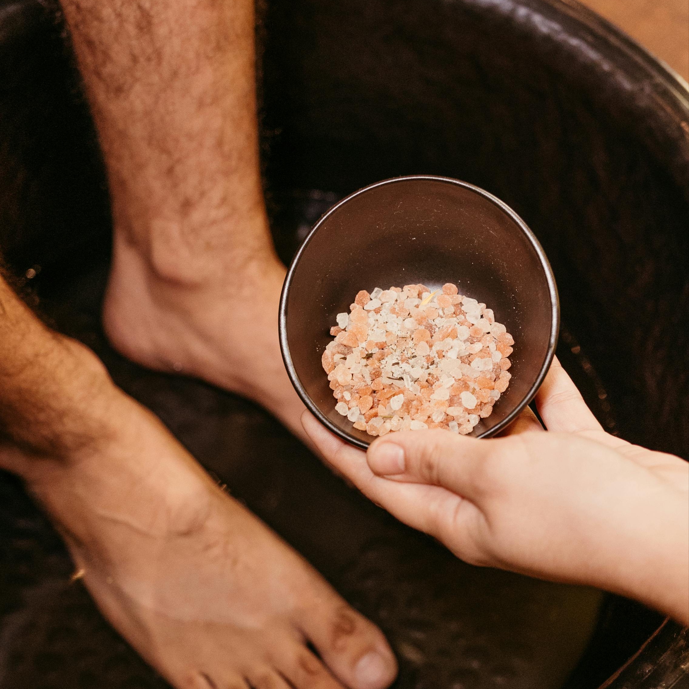 Foot Soak at Eden Bloom Scalp Spa in Hagerstown, MD