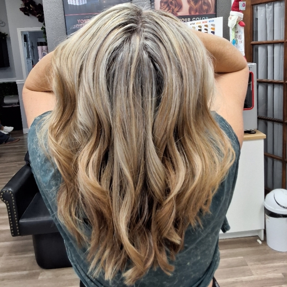 Partial Foil Highlights at The Hair Co    909-795-0930 in Yucaipa, CA