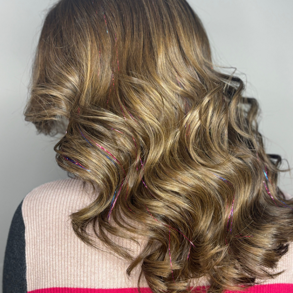 Hair Tinsel at Nichole Monahan in Dover, NH