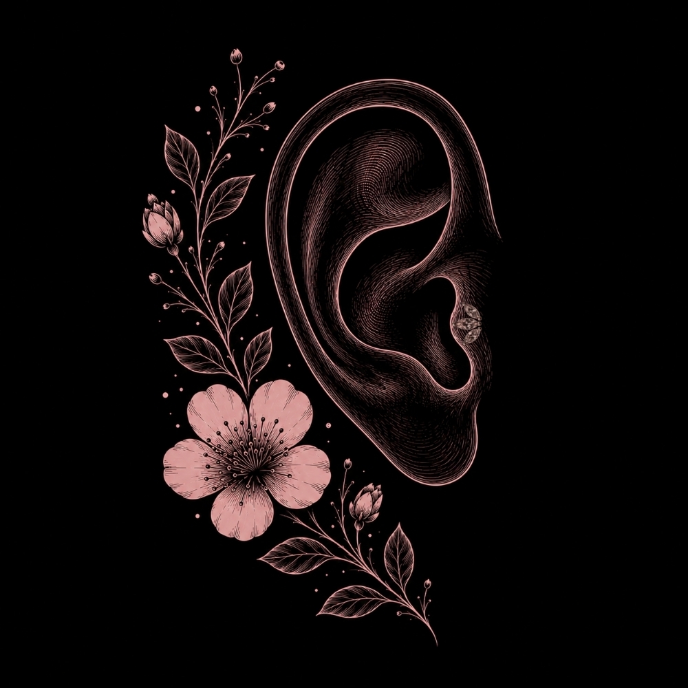 Tragus Piercing at Blackthorn Piercing and Fine Jewelry in Derry, NH