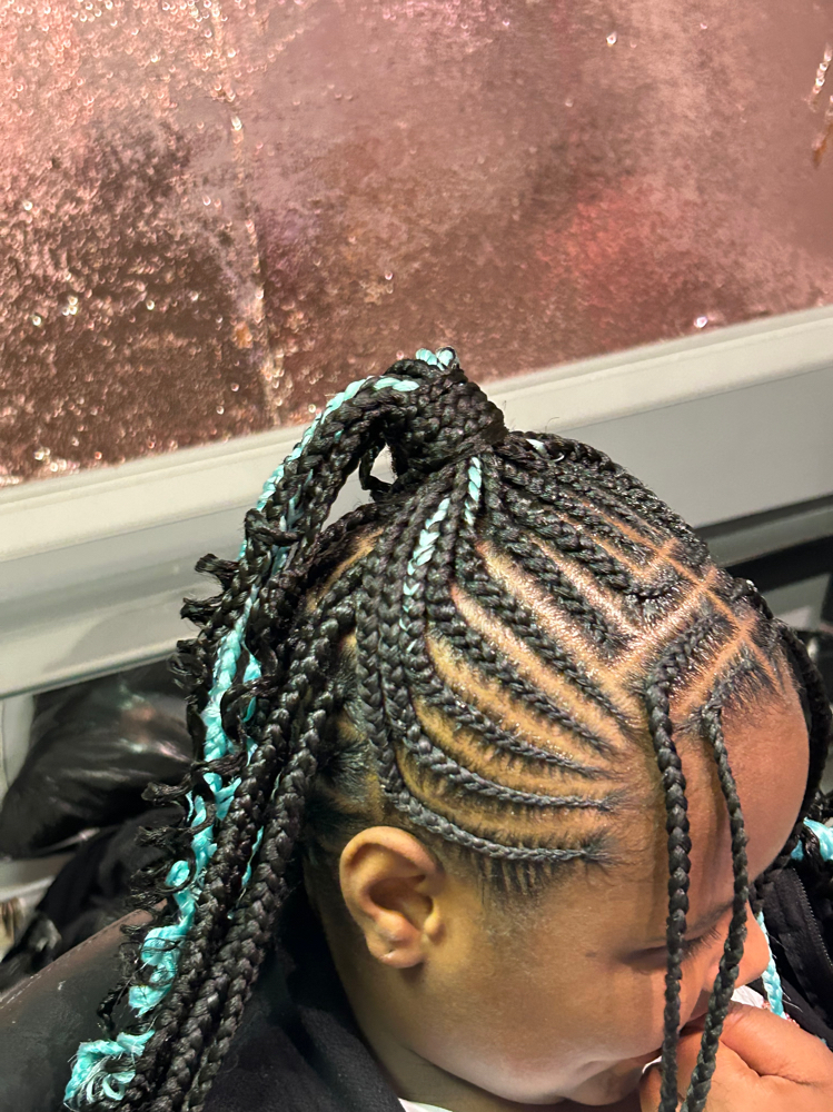 kids fulani braids at The Hairapist Experience in Mount morris, MI