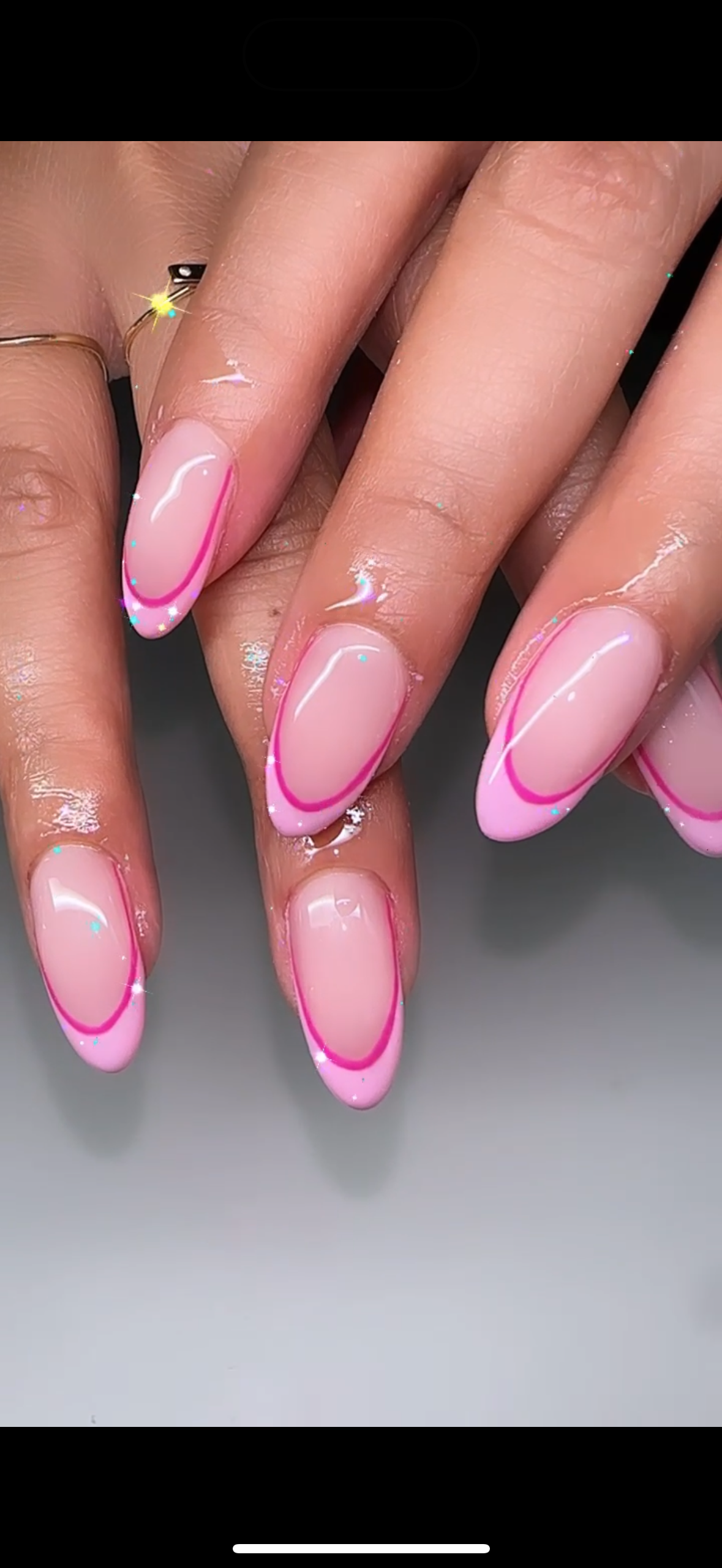 French Tip Nail Art