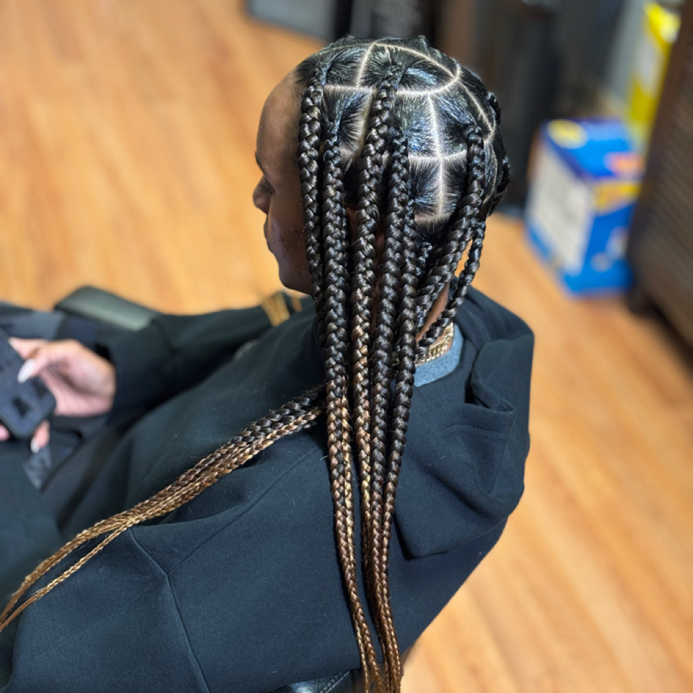 Large Knotless Braids at JCTouch Salon in Parkville, MD
