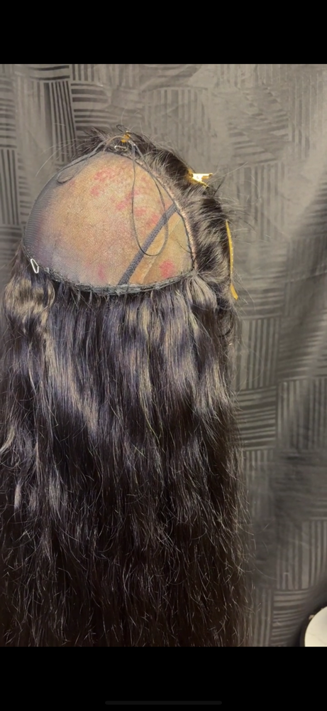 hand sewn custom wig