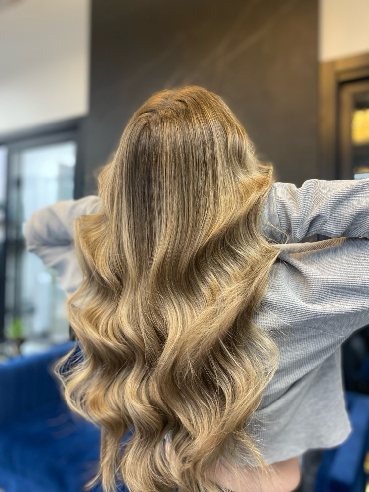 Custom Blonding With Cut