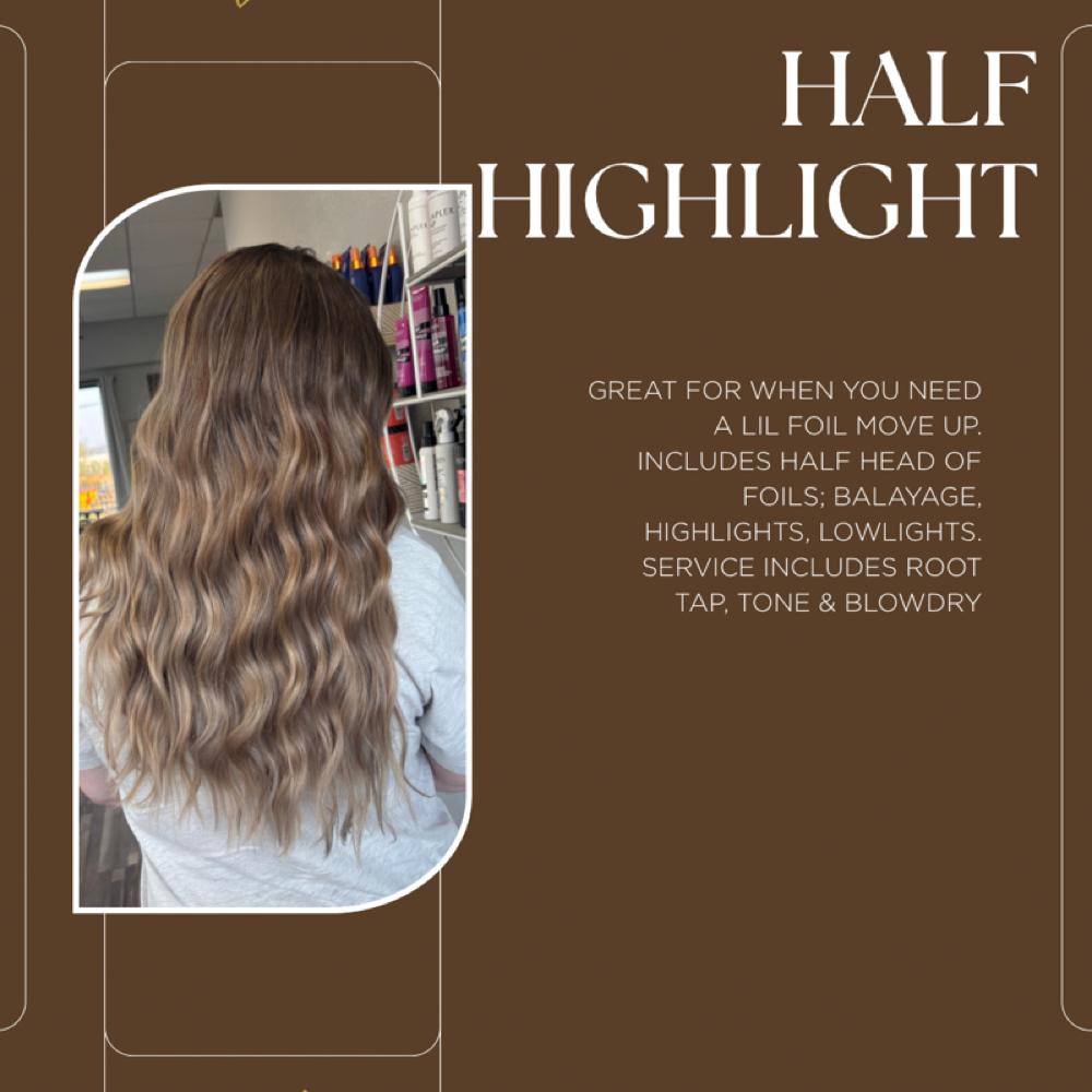 Half Highlight at Hair By Aubsss in Lenexa, KS