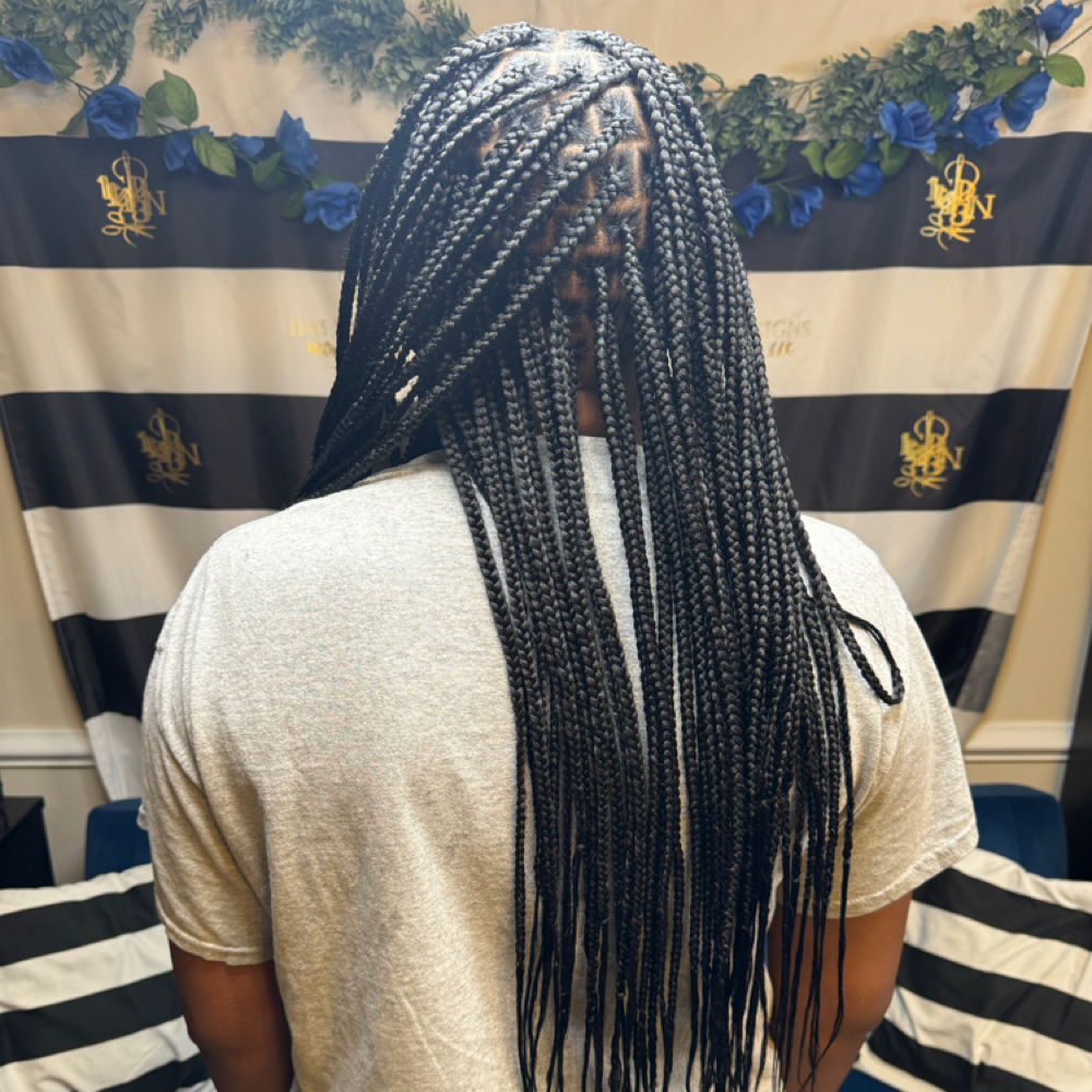 Adult Knotless Box Braids (Medium) at 1143 Designs Network LLC in Chesapeake, VA