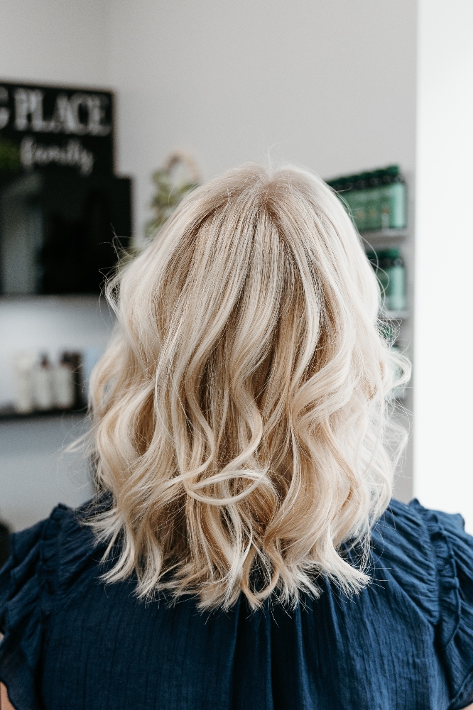 1st Visit Gray Blending at Blended Roots Salon in Woodstock, GA