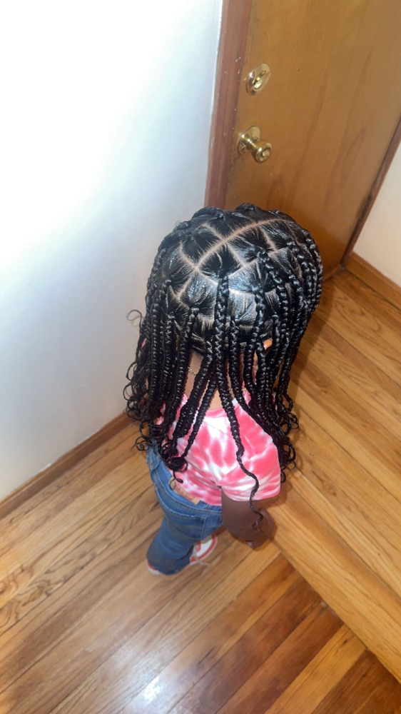 Kids Knotless Braids Under 12