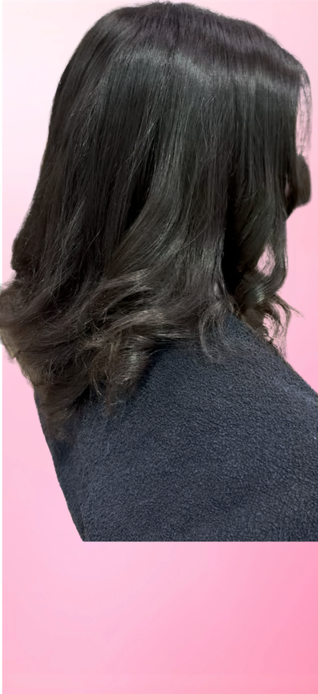 Luxury Signature Silk Press at Soulful Strands Hair Studio in Houston, TX