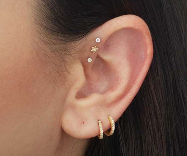 Forward Helix Piercing