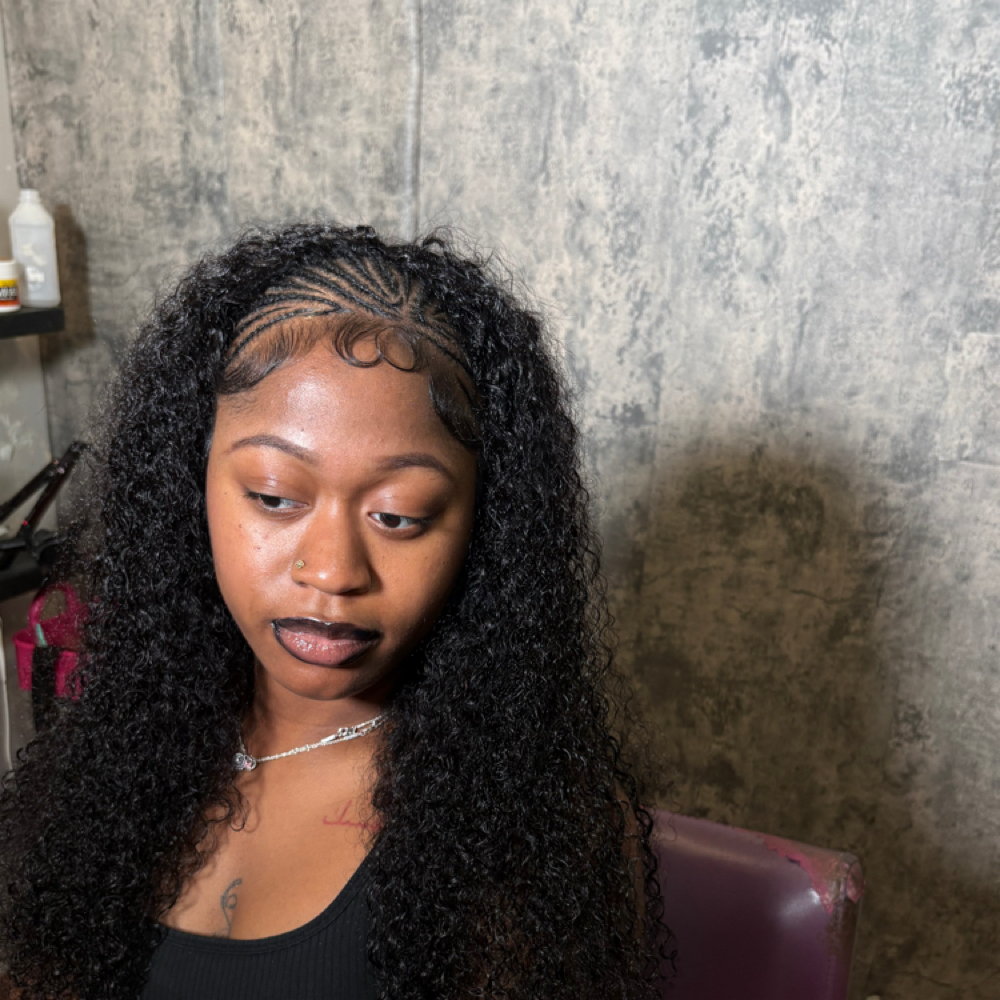 Fulani Braids/ Quickweave at Thebarbieeffect in Nashville, TN