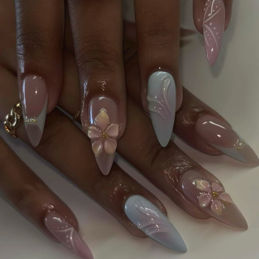 Press-On Application at Nails by Sarah in Mineola, TX