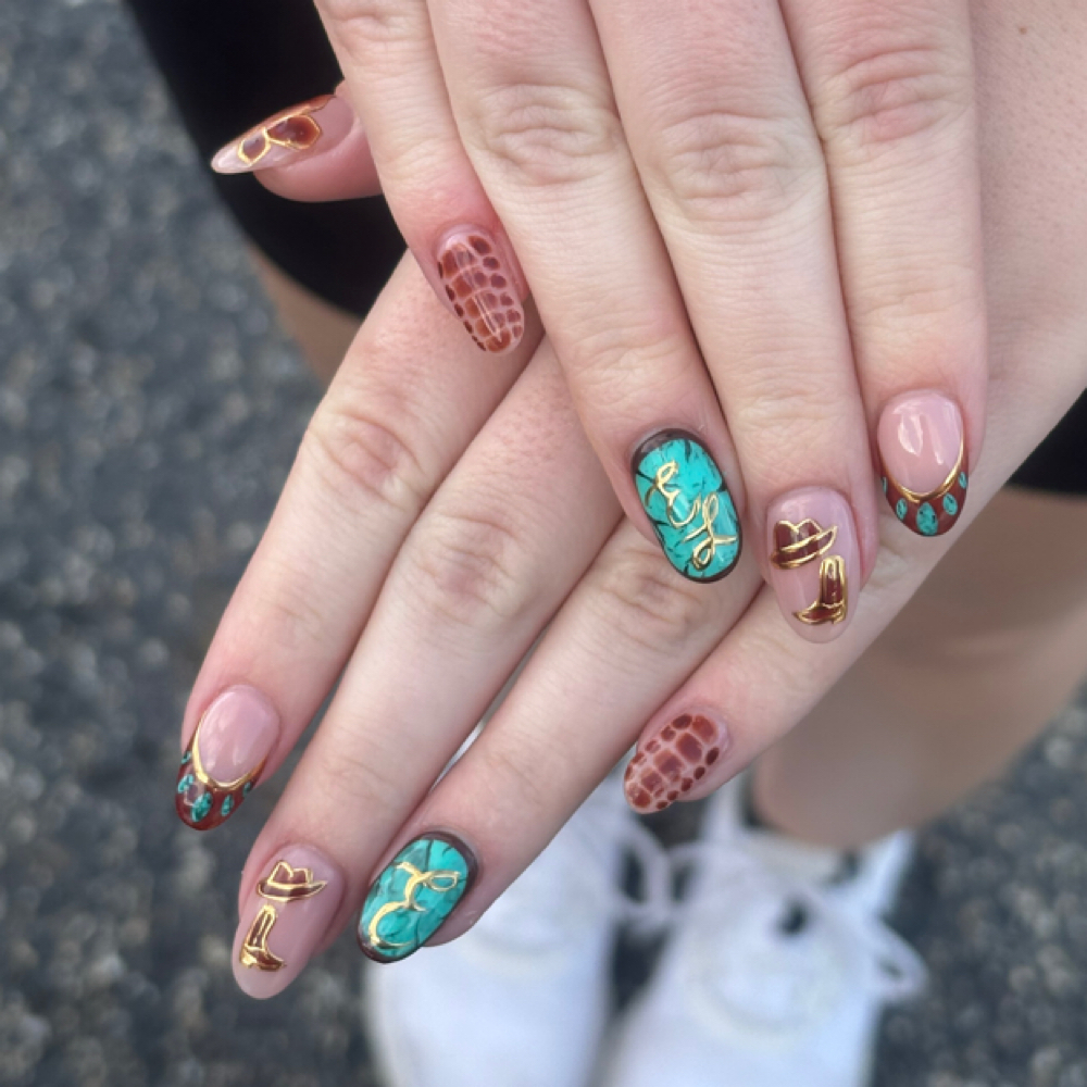 Structured Manicure at Divine Hair Skin and Nails in Effingham, IL