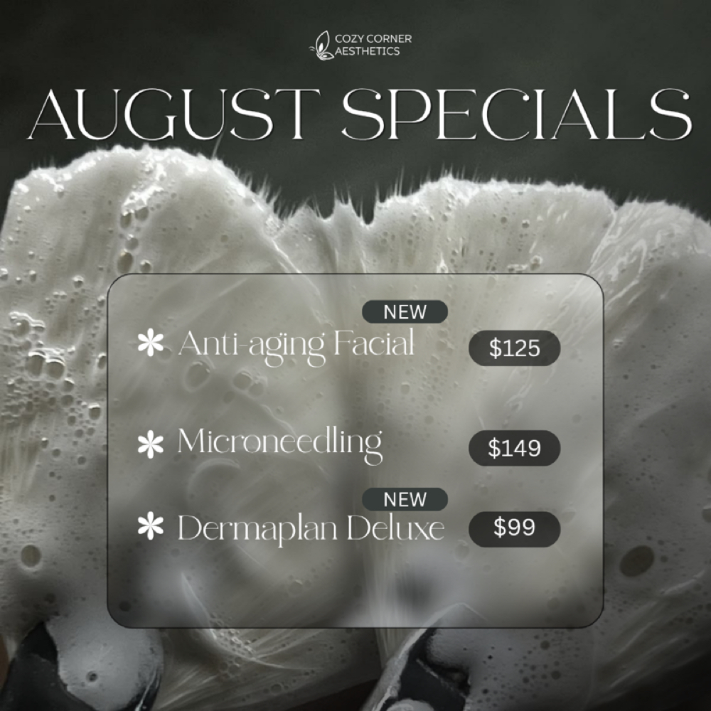 Dermaplan Deluxe at Cozy Corner Aesthetics in Kasson, MN