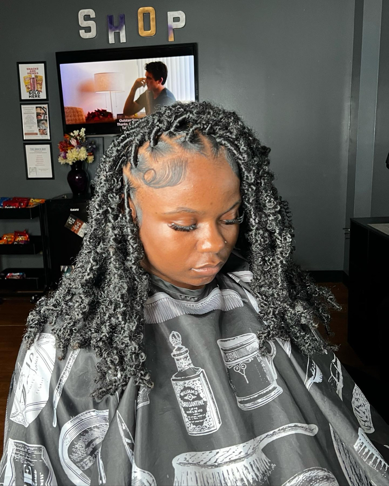 Shoulder Length Butterfly Locs