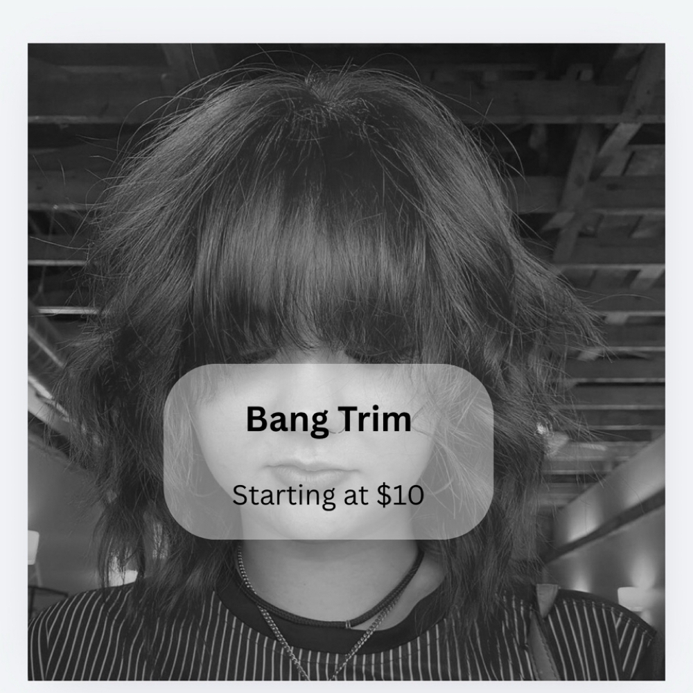 Bang Trim at Magnolia Hair Studio in Starkville, MS