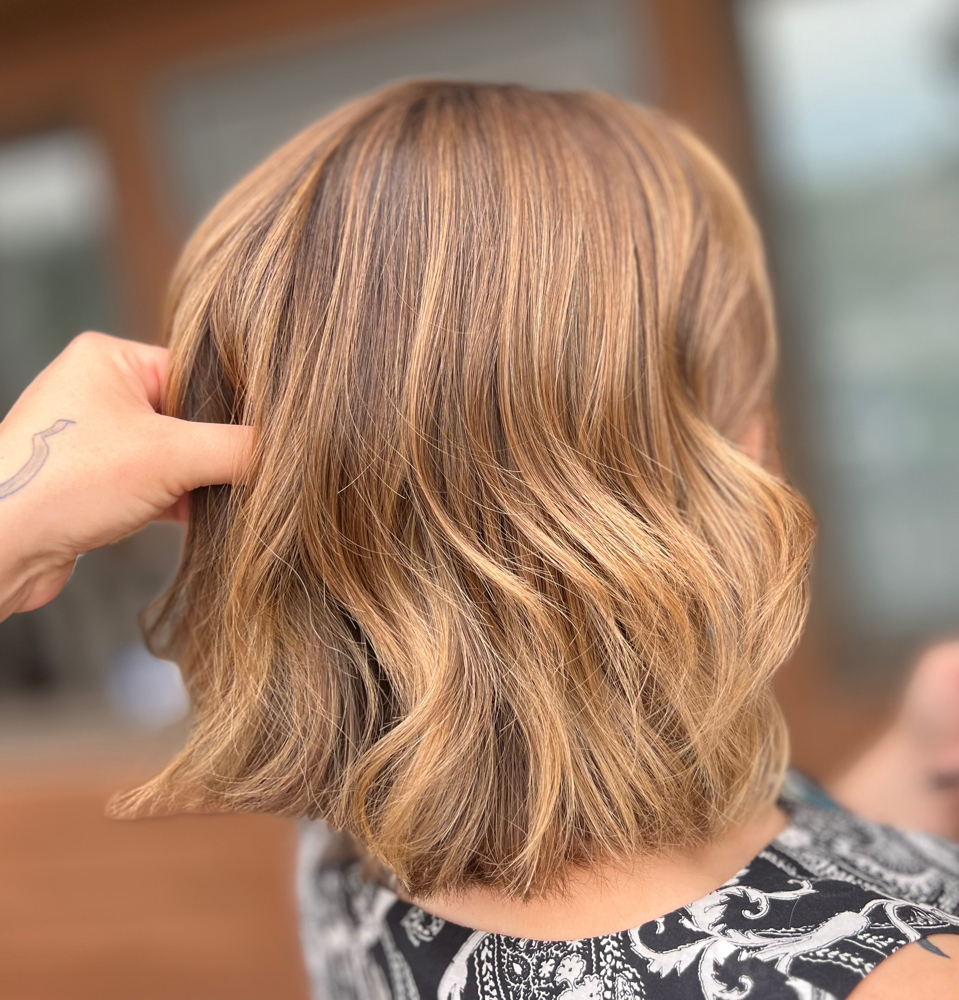 Partial Balayage & Tone