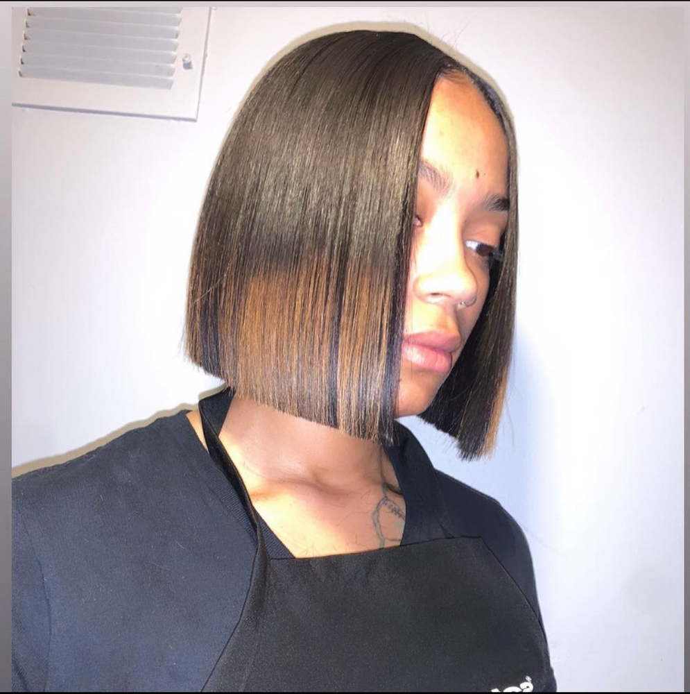 Quick Weave Blunt Cut