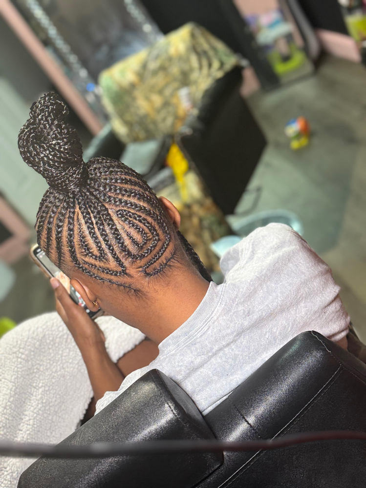 Small Lemonade Braids Ponytail