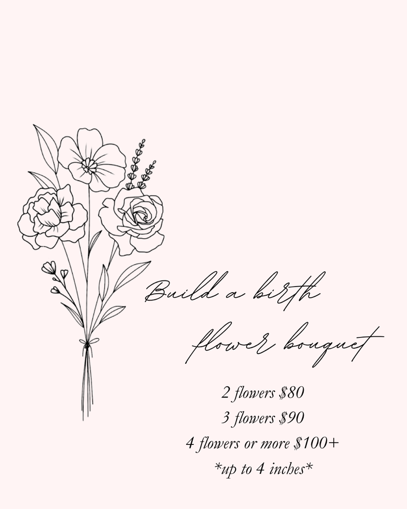 Build a Birth Flower Bouquet at Blondie’s Ink in Point Pleasant, WV