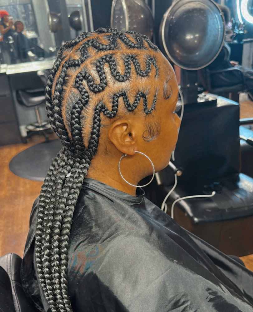 Zig Zag Stitch Braids