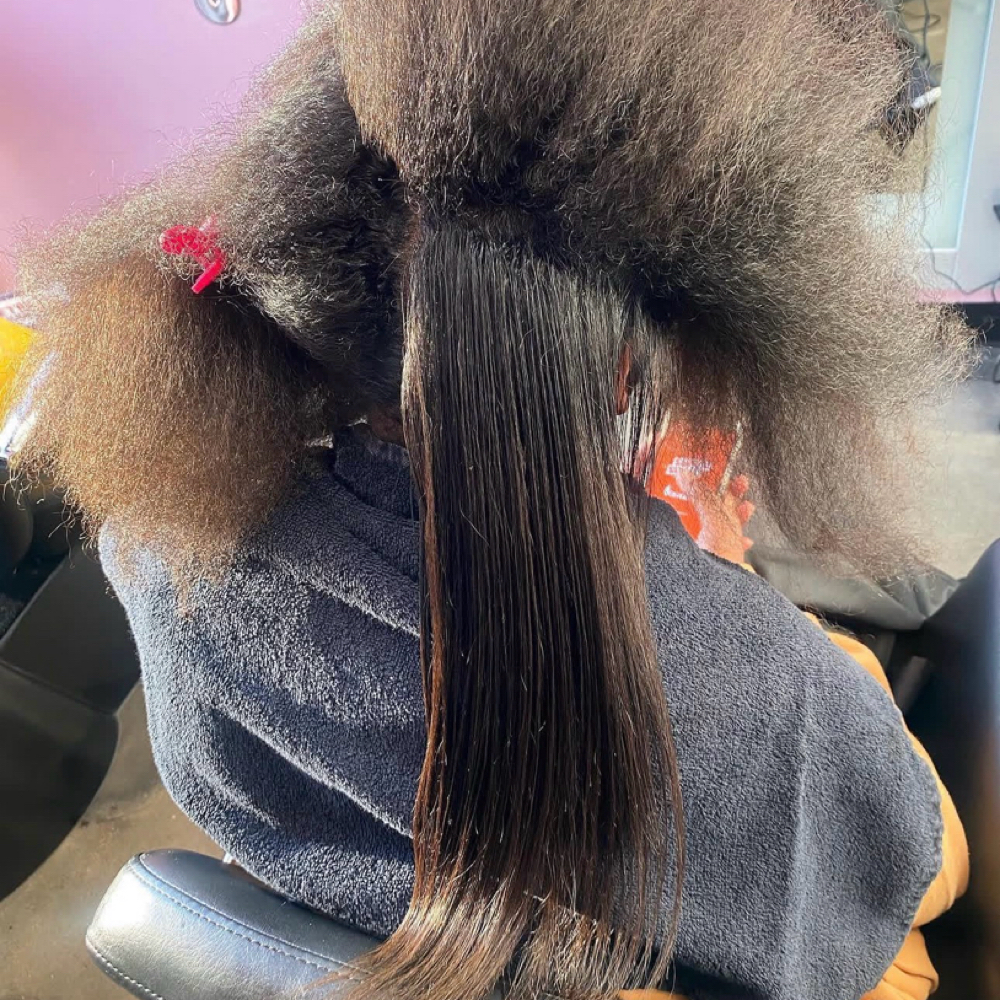Kids Silk Press 🤞🏽✨ at Quality Haircare in Memphis, TN