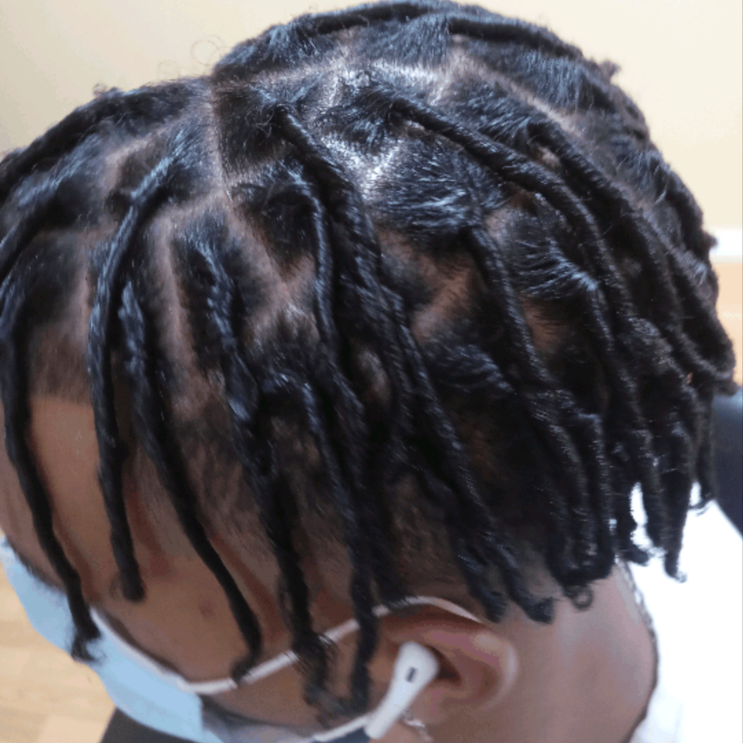Starter Locs (comb-coiled) at From The Rootz Hair-Care Services-Natural Hair Salon- PSL in Port Saint Lucie, FL