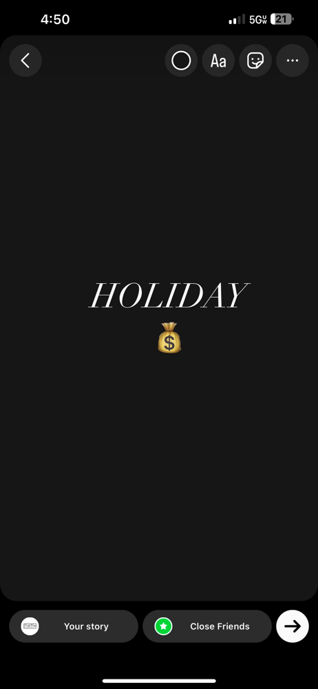 HOLIDAY FEE * BOOK ON HOLIDAYS