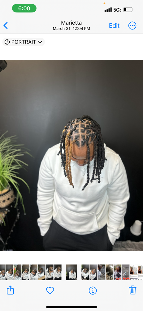 Loc Retwist & 2Strandz/Twist/Plaits