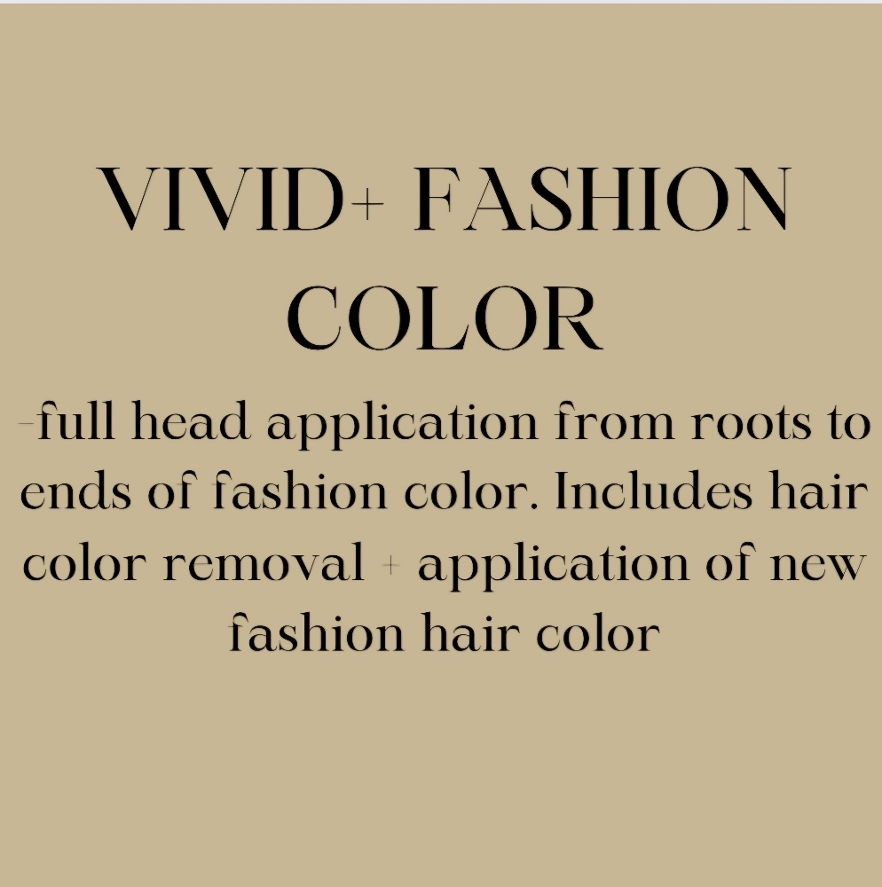 VIVID FASHION COLORS