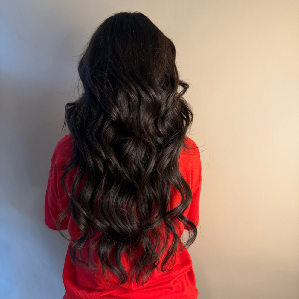 K-Tip Extension Install at Aubrey’s Hair Bar in San Angelo, TX