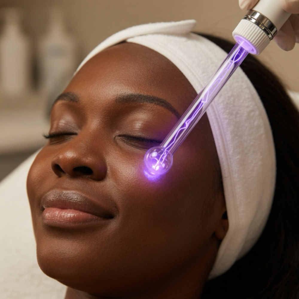 High Frequency Facial at Wizdem Wellness in Fairview Heights, IL