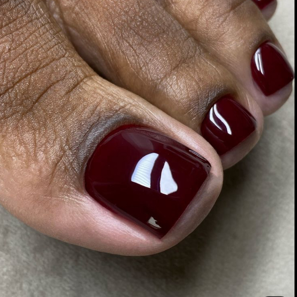 Gel Pedicure at Anastacia’s Artistry in Houston, TX
