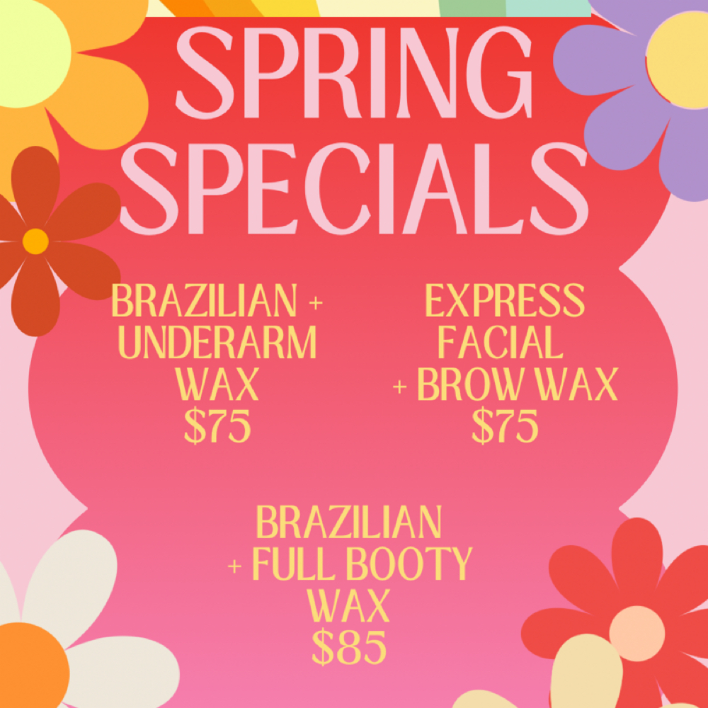 SPRING SPECIALS at MELTED WAXING & SKINCARE in Albuquerque, NM
